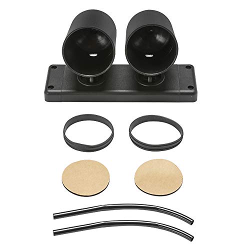 GlowShift Universal Black Dual Swivel Dashboard Gauge Pod Holder