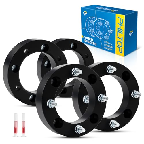PHILTOP 4X137mm Lug-Centric ATV Wheel Spacers 1.5" for Defender MAX HD10 XT - color: Black, size: 4X137mm-110mm-M10x1.25-38.1mm-4pcs