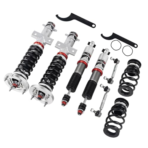 FAPO PF Coilovers for Ford Mustang S197 2005-2014, 32 Level Damping Height Adjustable Mono-Tube Upgraded Lowering Suspension Struts Kits - size: mustang 2005-2014