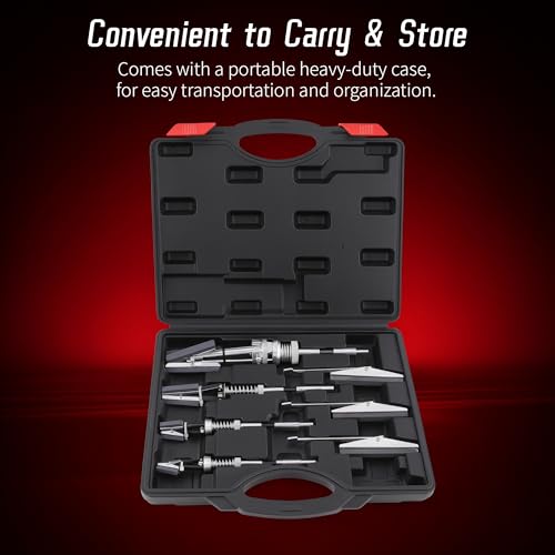 7PCS Cylinder Hone Tool Set, Adjustable for 3/4" to 7" Cylinders - size: 7pc Set