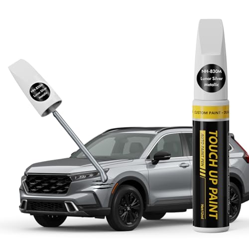 (Lunar Silver Metallic (NH-830M) Car Touch Up Paint for Honda - color: Lunar Silver Metallic (NH-830M) for 2025 CR-V/2025 CIVIC/2025 Accord/2025 HR-V/2025 Pilot/2025 Odyssey/2025 Ridgeline/2025 Passport