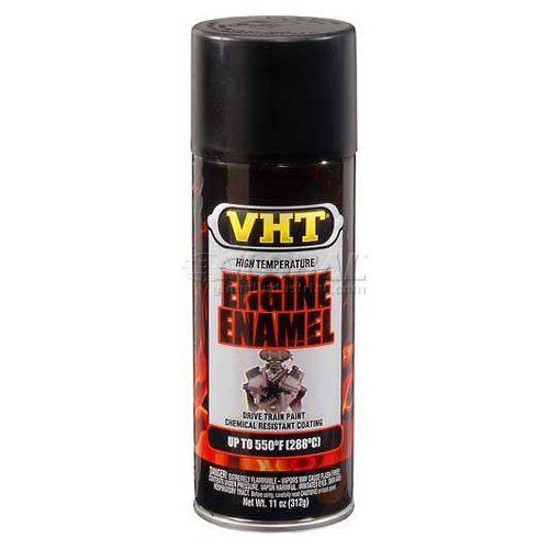Vht High Temperature Engine Enamel Flat Black 11 Oz. Aerosol - Lot of 6
