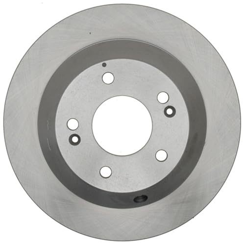 ACDelco Silver Rear Brake Rotor 18A2944A | GM 19307028 Brake Rotors for Select Hyundai Santa Fe, Santa Fe Sport, XL, Kia Sedona, Kia Sorento, and more