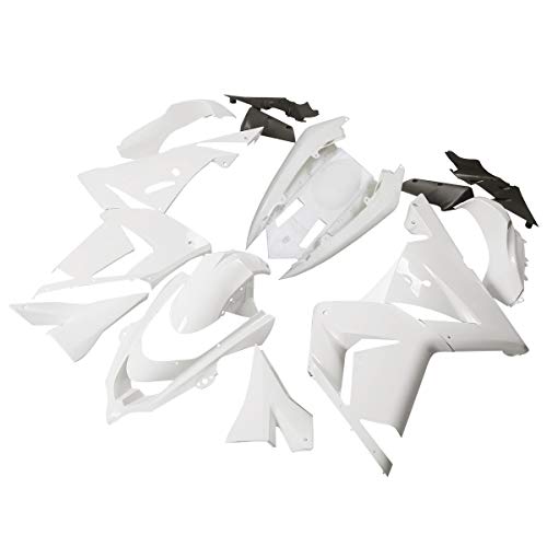 TCT-MOTORPARTS Unpainted ABS Fairing Bodywork Set Fits for Kawasaki Ninja ZX10R ZX-10R 2004-2005 - size: Fit For ZX10R 2004-2005