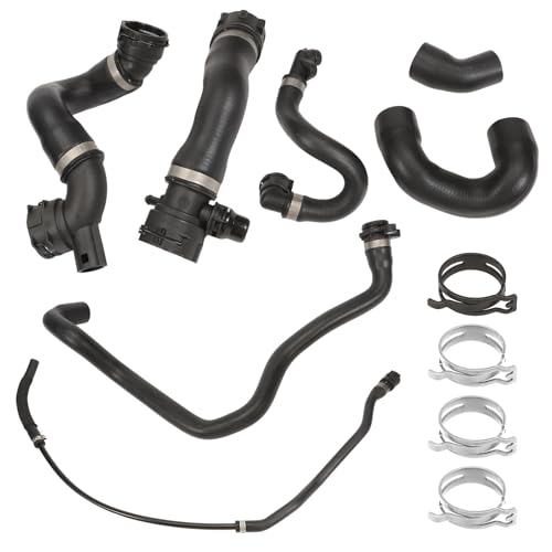 Radiator Coolant Water Hose Pipe 7 Hoses for N51B30A Engine 2007-2011 E90