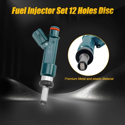 4Pcs 23250-37020 Fuel Injector Compatible with Toyota Prius Lexus