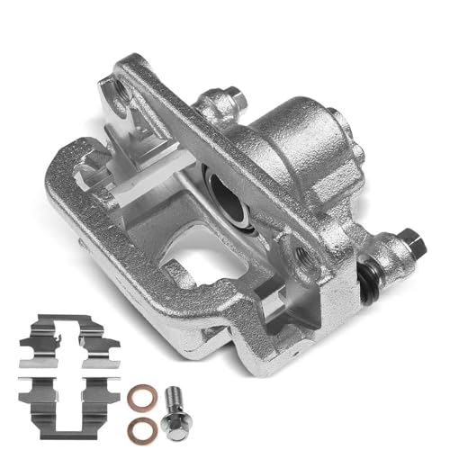 A-Premium Rear Right Passenger Disc Brake Caliper with Bracket