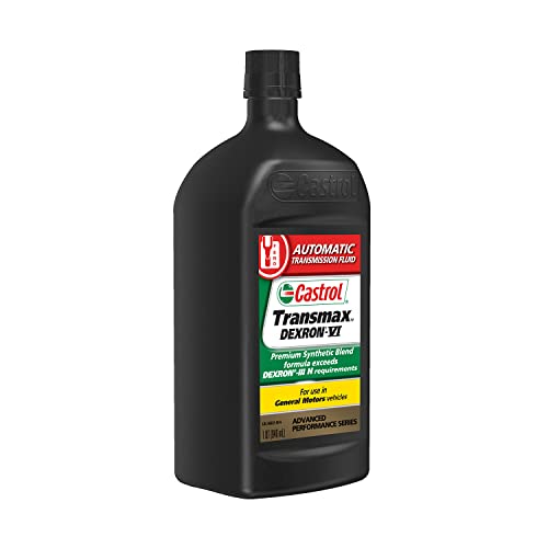Castrol Transmax Dexron VI Mercon LV Automatic Transmission Fluid, 1 Quart, Pack of 6