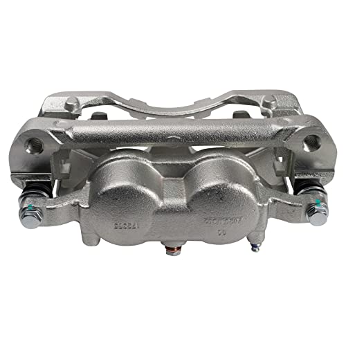 TRQ Front Driver and Passenger Side Brake Caliper Set Caliper Brackets - style: CLA32434