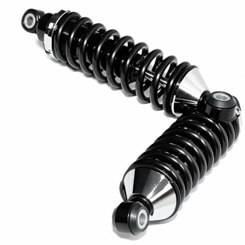 1 Pair Rear Street Rod Coil Over Shock w/300 Pound Black Coated Springs - size: Spring Rate 300Pound