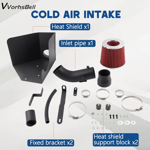 Cold Air Intake Kit for 2007-2009 Toyota Camry 2.4L L4 - size: 2007-2009 Toyota Camry 2.4L L4
