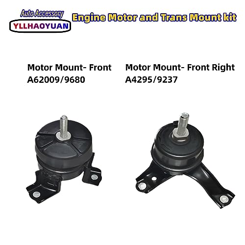 Yllhaoyuan Engine Mount Set of 4 Compatible with - size: 2010 2011 Camry 2.5L-Except Hybrid