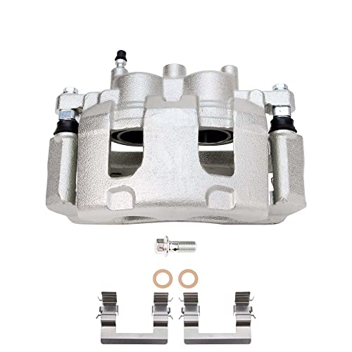 Detroit Axle - Front Brake Pads + Right Disc Caliper Replacement - size: 3BP3700874/Kit