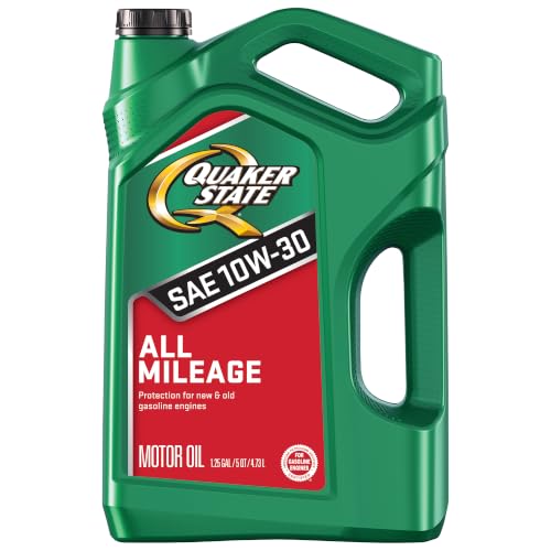 Quaker State All Mileage 10W-30 Motor Oil, 5 Quart