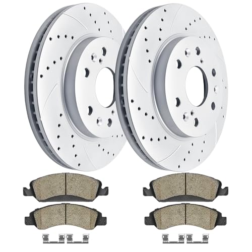 Acinoparts Front Brake Kit for Cadillac Escalade Chevy Silverado 1500 Tahoe - size: ABK00203