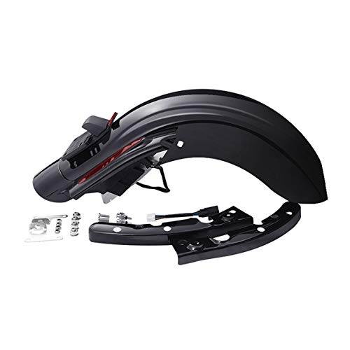 TCMT 5" Extended Saddlebags 6X9" Speaker Lids Rear Fender Fit For Harley Touring Road King Electra Glide Street Glide Road Glide Ultra 2009-2013 - color: Rear Fender Red Lens, size: 5" Stretched Saddlebags 6x9" Lids(Chrome Latches)