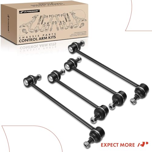 A-Premium Front & Rear Sway Bar Link Stabilizer Bar End Link Kit