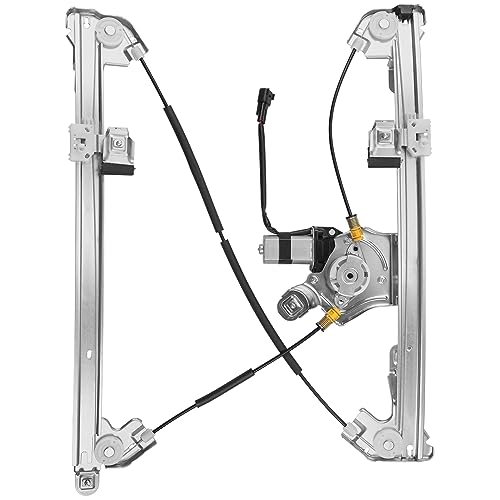 Obaee Window Regulator with Motor Front Left Driver Side, Replace 741-428 - size: Front Left Driver Side