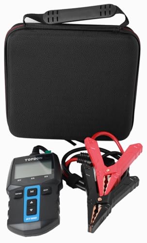 Protective Travel Carrying Case Compatible with TOPDON BT100 Car Battery 12V Alternator Load Tester 100-2000 CCA Automotive Alternator Cranking System Tester (Only Case)