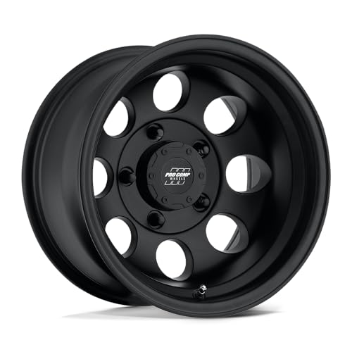 Pro Comp Alloys VINTAGE 16X8 5X114.3 4.03-12mm FLAT BLACK - PXA7069-6865 - color: FLAT BLACK, size: 16X8, 5X4.5, 4.03, -12mm
