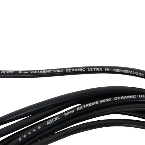 ACCEL 9011C Extreme 9000 Spark Plug Wire Set Ceramic Boot