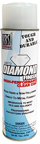 KBS Coatings 8124 Clear Satin Diamond Finish Aerosol, Covers 35 sq ft, 15 Ounce (Pack of 1) - color: Clear Satin