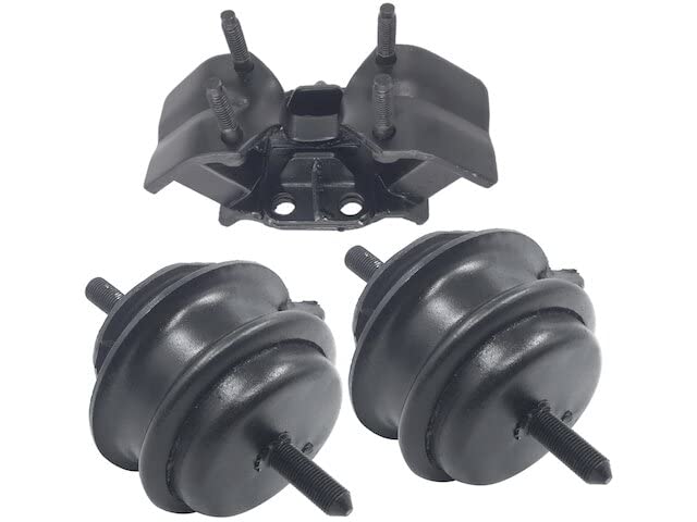 Engine Mount and Transmission Mount Kit - 3 Piece - Compatible with 1996-2000 LS400 4.0L V8
