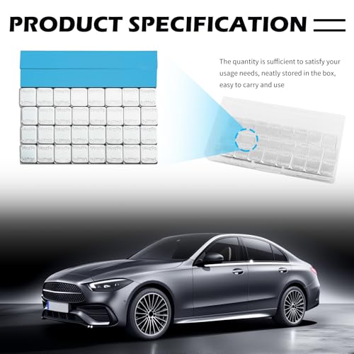 Upgraded 48PCS 0.25 oz Car Wheel Weights,Strong Self-Adhesive Car Stick on Wheel Weights for Wheels Weight Balancing,Universal Wheels Weight Stick on Cars Accessories for Cars/SUVs/Trucks