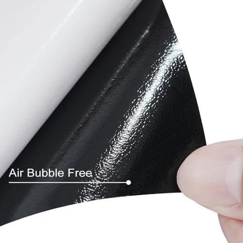 LZLRUN High Gloss Black Car Vinyl Wrap Film Air Release Bubble 1.65 x 5ft - size: 1.65FT x 5FT