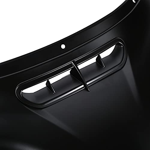 HR3 Black Denim Batwing Outer Fairing Body + Vent Trim Compatible with 2017&2022 Street Glide Special FLHXS - color: Black Denim