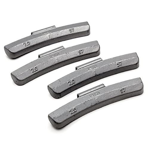 T Series Hammer on ZINC Wheel Weights Coated (2.0oz) Box of 25pcs - size: 2.0oz
