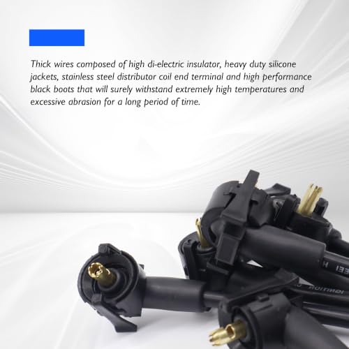 WR-6096 Ignition Spark Plug Wires Compatible with Ford Explorer - style: WR6096