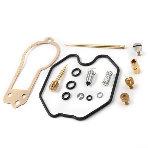 TreasureCave Carburetor Repair Kit for Honda XL250S XL250 1978-1981, Motorcycle Carburetor Rebuild Set with Brass and Rubber Parts, Compatible with Vintage Motorbike Engine