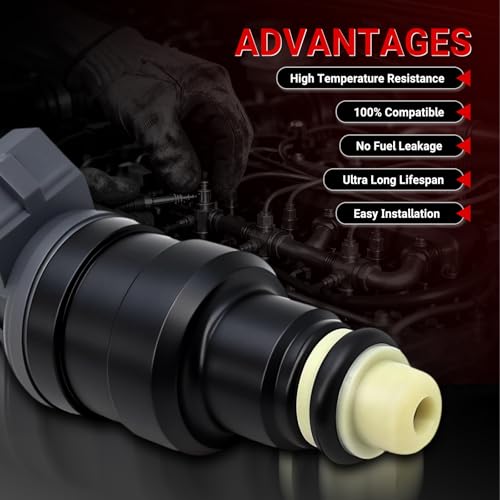 Upgraded Fuel Injectors Set of 6 Compatible with Ford Mazda 3.0L V6 - size: FJ305