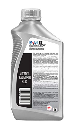 Mobil 1 Full Synthetic LV Automatic Transmission Fluid HP, 1 QT (Pack of 6)