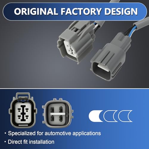 Upstream & Downstream O2 Oxygen Sensor Direct Replacement for 234-9097 234-4445 22641-AA540 22690-AA810 - size: 234-9097+234-4445