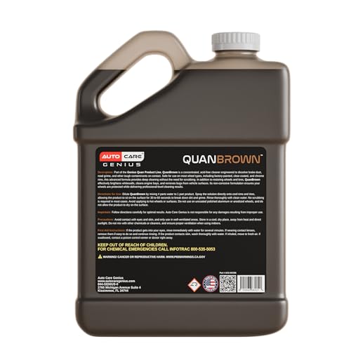Quan Brown Acid-Free Tire & Wheel Cleaner (1 Gallon) - size: 1 Gallon