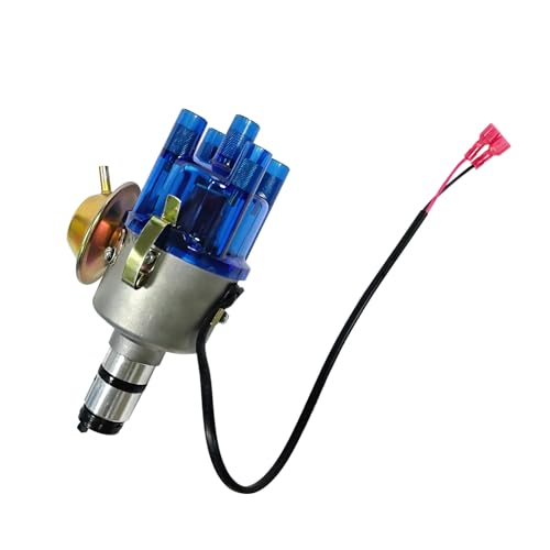 034 Vacuum Advance Electronic Distributor Compatible with VW Bug Beetle Campmobile Fastback Karmann Ghia Squareback Transporter 1954-1979, Replaces 0231170034 0231170034EL Blue - color: 1# Blue 034 0231170034