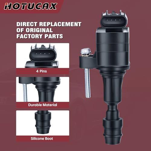 UF491 Ignition Coils & Spark Plugs Tune Up Kit, 4 Pack - size: UF491 & Spark Plugs