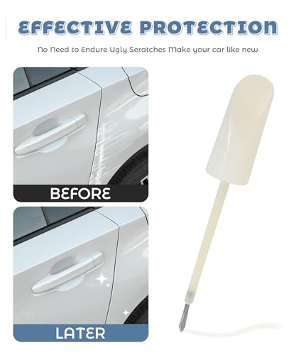 Car Paint Scratch Repair,Touch Up Paint for Cars,Car Accessories,Scratch Pens for Cars,Indoor and Outdoor Use,Easy & Quick Erase Automotive Scratches,Suitable for Most Trucks and SUVs (White) - color: White