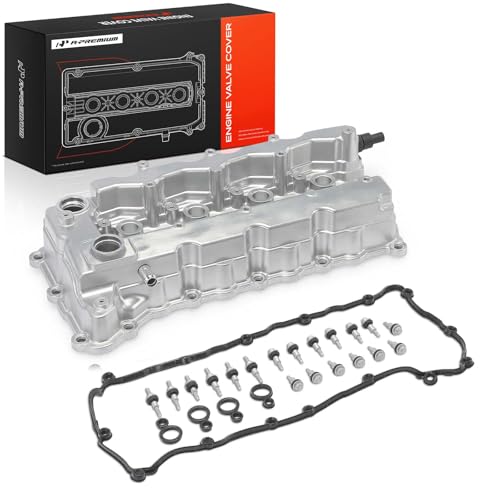 A-Premium Upgraded Aluminum Engine Valve Cover with Gasket Compatible with Jeep Cherokee 2017, Compass 2017-2018, Renegade 2016 & Chrysler 200 2017 & Dodge Dart 2016 & Ram ProMaster City 2017-2018