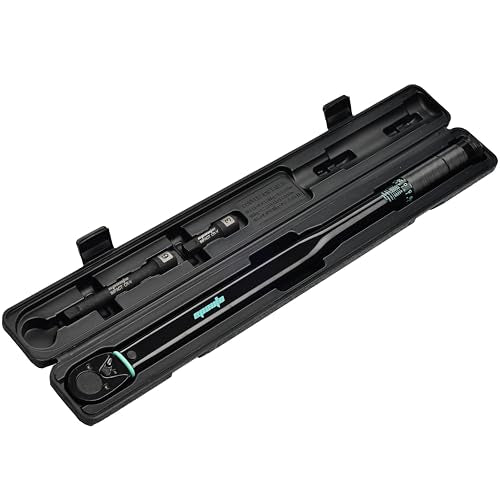 EPAuto 1/2-Inch Drive Click Torque Wrench, 25-250 ft-lb/33.9-338.9 Nm, Black - size: 1/2-Inch Drive 25-250 ft-lb