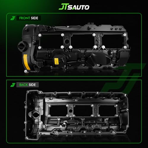 N55 Engine Valve Cover Kit with Gasket Bolt Oil Cap for BMW 3.0L Turbo - size: 2011‑2015 BMW 335i & more