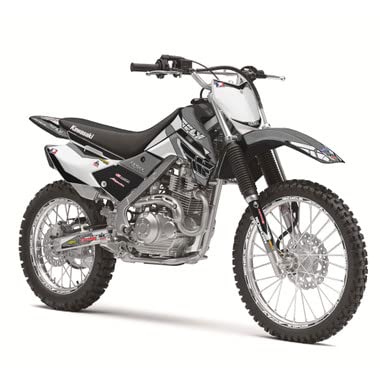 2008-2018 KLX 140 13 FLY Grey Base Kit Compatible with Kawasaki | Senge Graphics Inc - color: Grey, size: Base Kit