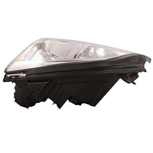 HEADLIGHTSDEPOT Chrome Housing Halogen Headlight Compatible with Kia Sorento 2007-2008 Includes Left Driver Side Headlamp