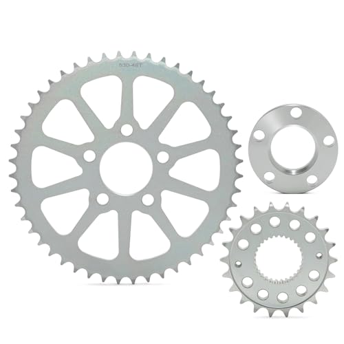 TOFR Belt Drive to Chain Drive Conversion Kit for Harley Softail 2000-2006 - size: 22T+48T