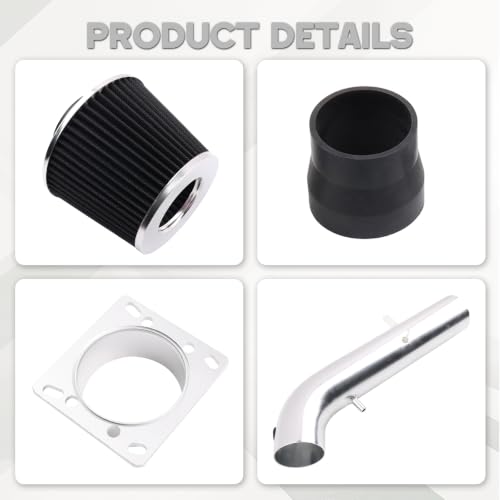 Cold Air Intake for 1995-1999 Toyota Tacoma 4Runner 2.7L L4 - size: 1995-1999 Toyota Tacoma 4Runner 2.7L L4