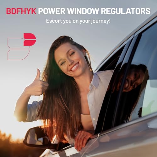 BDFHYK 751-082 Power Window Regulator with Motor Front Left, Compatible with Chevy Cruze 2011-2012 - size: Front Left, style: 2011-2012 Chevy Cruze 2Pins