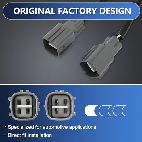 Upstream & Downstream O2 Oxygen Sensor Direct Fit Replacement for 2344622, 89465-33180 - size: 234-4622+ 234-9049