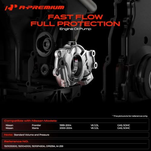 A-Premium Standard Volume Oil Pump with O-Ring & Gasket for 3.3L GAS